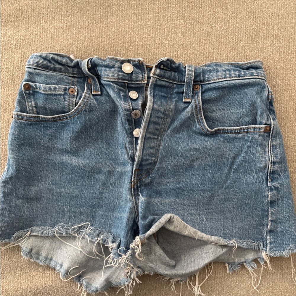 Levi's Blue Jean Shorts